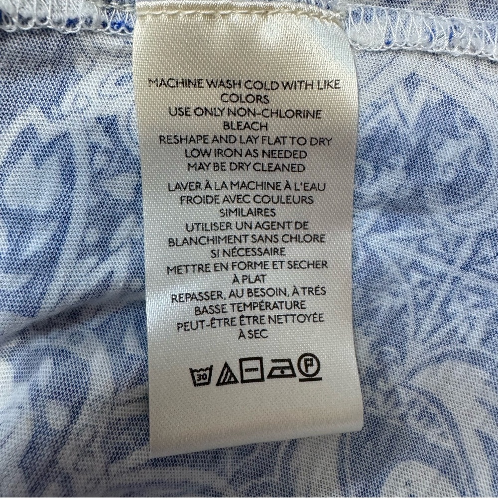 Maeve by Anthropologie Catie Ruffle Sleeve Printed Blouse Top - Picture 10 of 12
